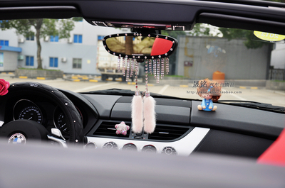 【DAD貂毛掛飾汽車掛件車飾水晶鉆石吊墜飾品汽車用品擺件內飾裝飾】價格,廠家,圖片,止滑墊/防滑墊,金華市婺城區法蘭汽車用品商行-